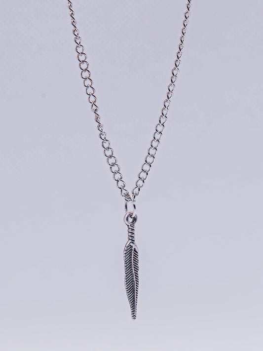 Plata de Pluma Necklace | Amor x Leon