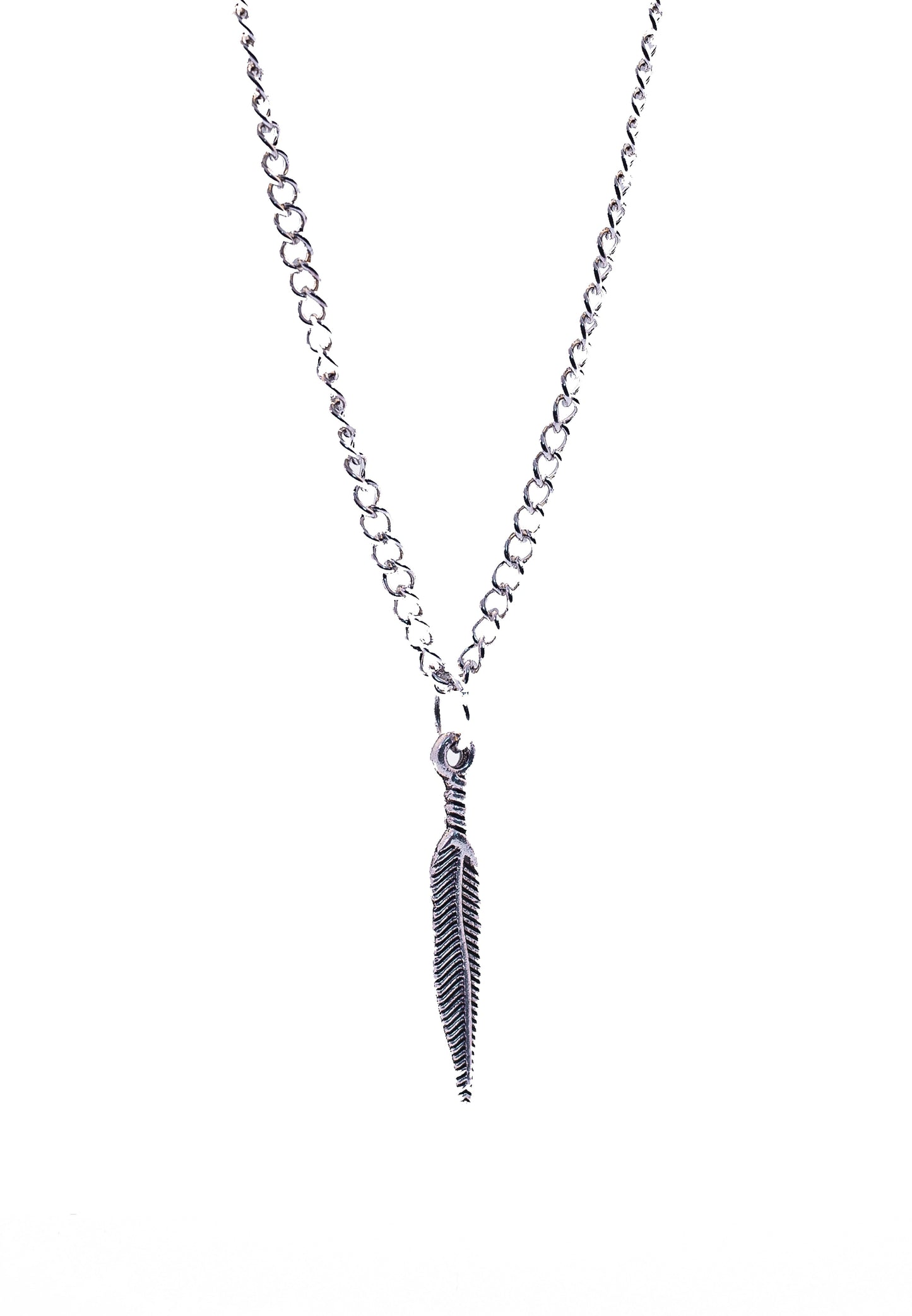Plata de Pluma Necklace | Amor x Leon